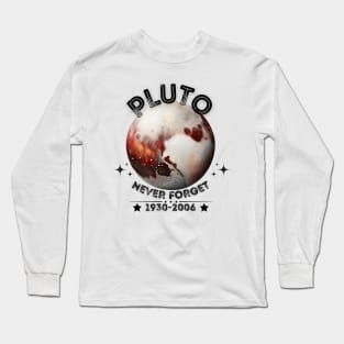 Pluto Never Forget Long Sleeve T-Shirt